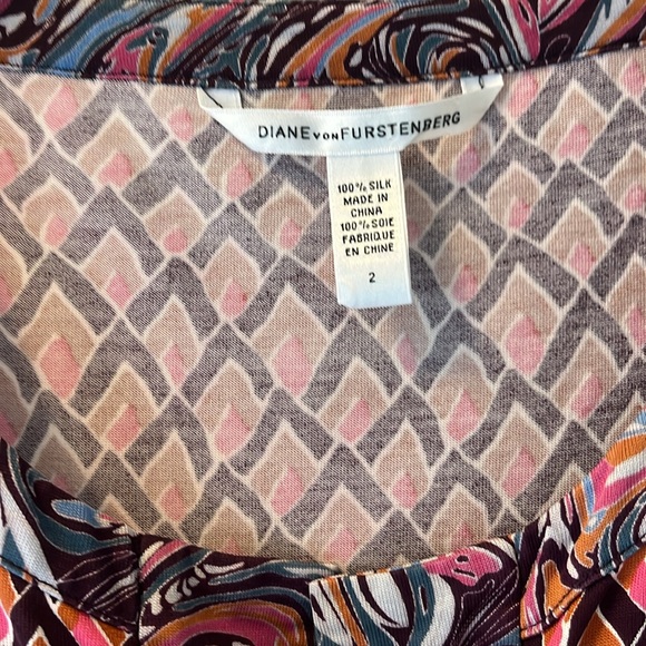 Vintage DIANE von FURSTENBERG Silk Kian Dress - Picture 8 of 10